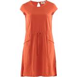Kort ærme - Orange Kjoler Fjällräven High Coast Lite Dress W - Rowan Red