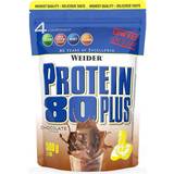 Blandede proteiner - Pulver Proteinpulver Weider Protein 80 Plus Chocolate 500g