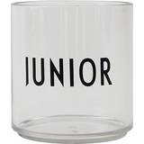 Transparent Krus Design Letters Kids Personal Drinking Glass Junior