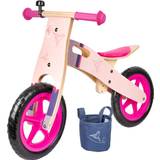 Trælegetøj Løbecykler Small Foot Balance Bike Pink Hummingbird 11613
