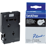 Mærkningsmaskiner & Etiketter Brother P-Touch Labelling Tape Black on White