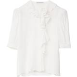 Rodebjer Dame Overdele Rodebjer Xilla Silk Blouse - Off White