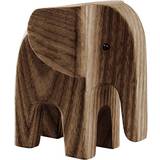Ask - Sort Brugskunst Novoform Baby Elefant Dekorationsfigur 7.7cm