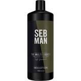 Sebastian Professional Tykt hår Shampooer Sebastian Professional Seb Man the Multi-Tasker 3-in-1 Beard, Hair & Body Wash 1000ml