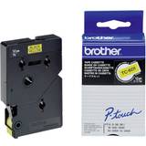 Mærkningsmaskiner & Etiketter Brother P-Touch Labelling Tape Black on Yellow