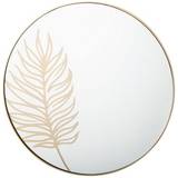 Guld - MDF Spejle Beliani Madura Vægspejl 57cm