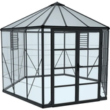 Sekskantet Fritstående drivhuse Palram Oasis 11.5m² Aluminium Polycarbonat