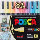 Lilla Marker penne Uni Posca PC-5M Soft 8-pack