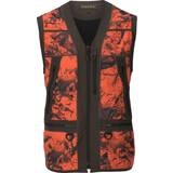 Camouflage - Polyester Overtøj Härkila Wildboar Pro Safety Waistcoat - Orange Blaze/Shadow Brown