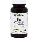 Bättre hälsa Vitaminer & Mineraler Bättre hälsa B6 Vitamin 25mg 60 stk