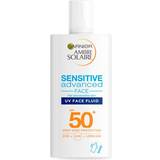 Anti-pollution Solcremer Garnier Ambre Solaire Sensitive Advanced UV Face Fluid SPF50+ 40ml