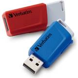 32 GB - USB 3.2 (Gen 1) USB Stik Verbatim USB 3.0 Store-N-Click 2x 32GB