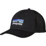 Dame - Polyester Hovedbeklædning Patagonia P-6 Logo Trucker Hat - Black