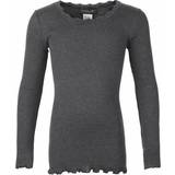 164 Bluser & Tunikaer Rosemunde Girl's Long Sleeved Blouse - Dark Grey Melange (59160-009)