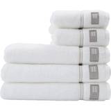 Lexington Boligtekstiler Lexington Hotel Gæstehåndklæde Beige/White (70x50cm)