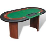 Pokerbord Bordspil vidaXL Poker Table for 10 Players with Dealer Seat
