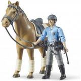 Actionfigurer Bruder Politibetjent med Hest 62507