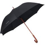 Sort - Vindtunneltestet Paraplyer Samsonite Wood Classic S Walking Umbrella Black (108980-1041)