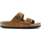 Ruskind Sandaler Birkenstock Arizona Soft Footbed Suede Leather - Brown/Mink