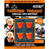 Gummi Silikonebeskyttelse Trigger Treadz Special Ops Edition Trigger Grips Pack - Orange (PS4)