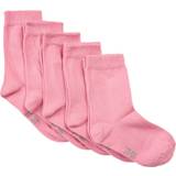 Pink Strømper Minymo Socks 5-pack - Rose (5077-509)
