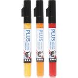 Plus Kuglepenne Plus Color Acrylic Paint Yellow Shades Markers 1.2mm 3-pack