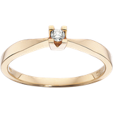 Vielsesringe Scrouples Kleopatra Ring (0.05ct) - Gold/Diamond