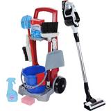 Metal Rengøringslegetøj Klein Cleaning Trolley with Vacuum Cleaner 6096
