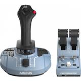 Blå Flycontroller Thrustmaster TCA Officer Pack Airbus Edition