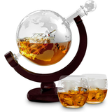 Træ Whiskeykarafler MikaMax Globe Whiskeykaraffel 3stk 0.85L