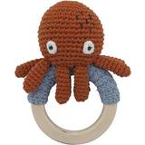 Sebra Crochet Rattle Morgan The Octopus Ring