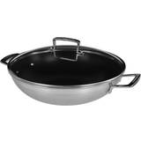Le Creuset 3 Ply Stainless Steel Non Stick med låg 30cm