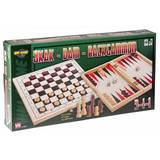 Vini Game Brætspil Vini Game 3 in 1 Skak Dam Backgammon