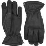 7 - Dame - Skind Handsker Hestra Alva Gloves - Black