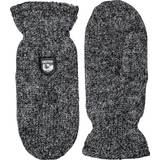 Grå - Uld Handsker & Vanter Hestra Basic Wool Mitt - Charocoal