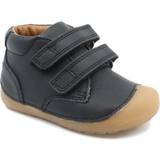 Lær at gå-sko Børnesko Bundgaard Petit Velcro - Black/Gum