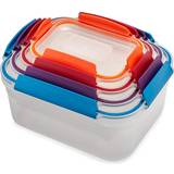 BPA-fri - Multifarvet Køkkenopbevaring Joseph Joseph Nest Lock Multi-Size Madkasse 4stk