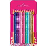 Kridt Faber-Castell Sparkle Crayons 12-pack