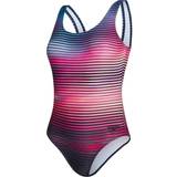 Stribede Badedragter Speedo Summer Sunset U-Back Swimsuit - Multicolour