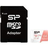 Silicon Power 64 GB Hukommelseskort Silicon Power Superior microSDXC Class 10 UHS-I U3 V30 A1 64GB