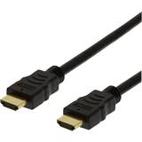 HDMI - HDMI-kabler - Sort Deltaco Flex HDMI-HDMI 4m