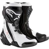 Alpinestars Motorcykelstøvler Alpinestars Supertech R Boots, Black/ White Man