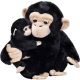 Wild Republic Tyggelegetøj Wild Republic Chimp Mom & Baby 12"