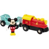 Mickey Mouse - Trælegetøj Legetøjsbil BRIO Mickey Mouse Battery Train 32265
