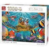 Turtles Klassiske puslespil King Turtles in Sea 1000 Pieces