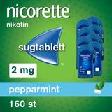 Håndkøbsmedicin Nicorette Pepparmint 2mg 160 stk Sugetablet