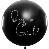 Festartikler Ballons Boy or Girl Black
