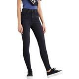 Levis mile high super skinny jeans Levi's Mile High Super Skinny Jeans - Black Haze/Black