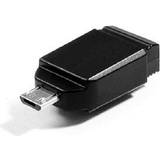 Verbatim Hukommelseskort & USB Stik Verbatim USB Store-n-Go Nano + OTG Adapter 16GB
