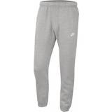 Nike Bukser Nike Sportswear Club Fleece Men's Pants - Dark Grey Heather/Matte Silver/White
